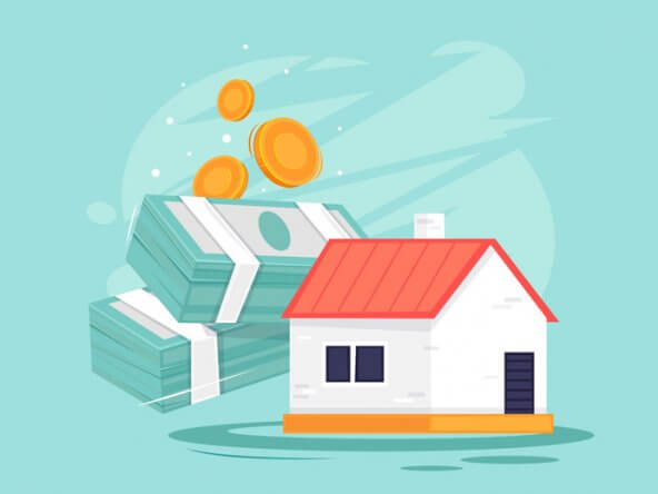 image of house and money