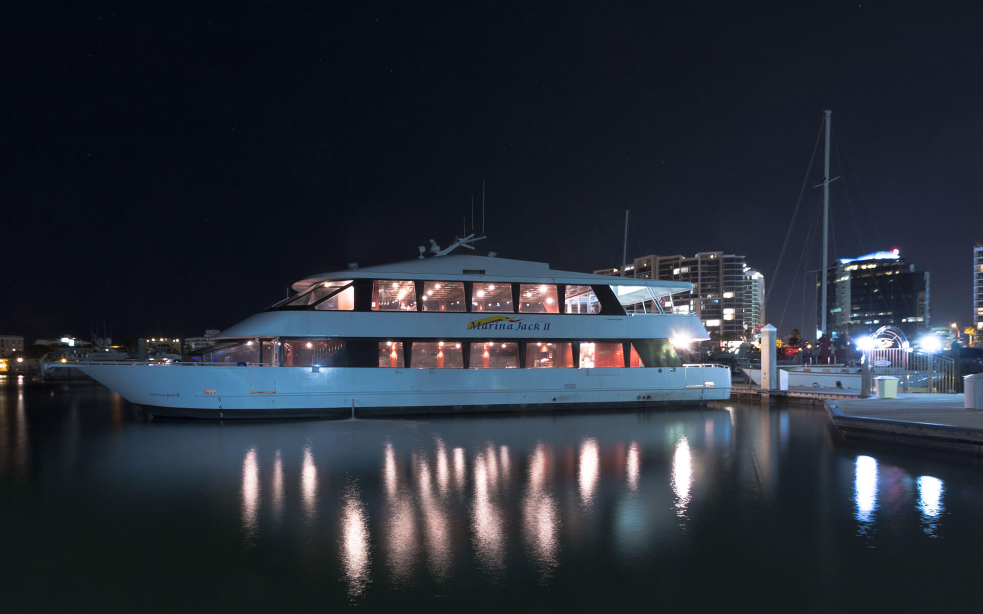 Fine Dining in Sarasota Featuring Marina Jack II Dinner Cruise