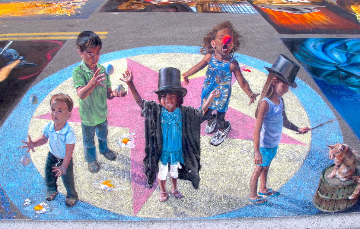 Chalk Festival in Venice, Florida