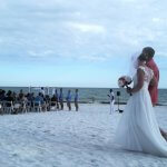 image of a beach wedding