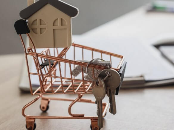 image of home and shopping cart