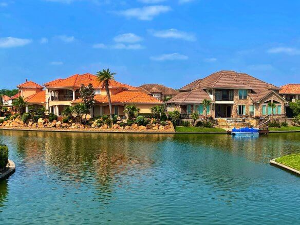 image of waterfront home