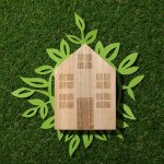 image of "green" house