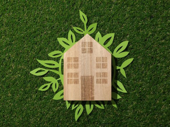 image of "green" house