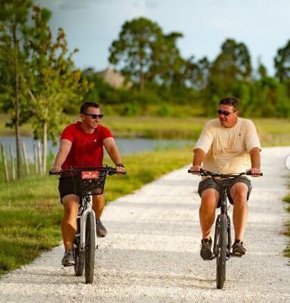 image of men on Wellen Park Trail